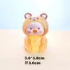 Animales de Dibujos Animados 3D Cara de Cerdo Luminosa Accesorios de Resina Decoración Colgante para Coche DIY Paisaje en Miniatura Bolsa Sorpresa para Transmisión en Vivo Par