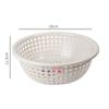 Cesto Escorredor Redondo Huihai Plástico Cesto para Lavar Legumes Coador de Cozinha Resistente a Quedas Peneira para Água Cesto de Armazenamento de Frutas e Legumes Peneira Redonda de Plástico para Lavar Arroz