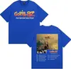 Camiseta de Tour 2026 de la Banda Gorillaz the Mountain para Hombres y Mujeres Harajuku Hip-Hop Street T-Shirt O