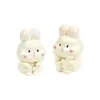 Pegamento en crema, material artesanal para manualidades, lindo conejo emo, accesorios de resina para muñecas, carcasa de teléfono móvil casera