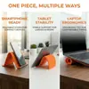 Soporte para teléfono móvil de silicona, soporte de escritorio para tableta y portátil, soporte creativo flexible, plegable, deformable, para perezosos, accesorio de viaje