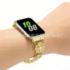 Aplicable a Samsung Fit 3 Correa de Reloj de Metal con Pedrería Camelia Correa de Reloj de Metal Correa de Reloj con Pedrería Galaxy Fit3 Estilo Nuevo