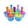Directo del fabricante: Moldes coloridos para paletas y helados, moldes para cubitos de hielo y paletas para el bricolaje casero de mini helados y paletas para niños