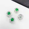 Flor Pequeña Estrella Pequeña Caja Mágica Estrella de Cinco Puntas Cuentas Colgante de Zirconia de 8 mm que Conserva el Color Accesorios de Joyería Hechos a Mano para Bricolaje