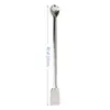 Colher de Medicamentos Micro Aço Inoxidável 304 Espessada Conjunto, Cabeça Única, Cabeça Dupla, Cabeça Quadrada Colher Dispensadora Farmácia