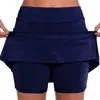 Foreign trade fashion solid color mid-waist skirt pants for women with pockets, casual sports pants, Amazon new short skirt, slim-fit pants