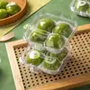 Caja de Empaque para Dumplings Verdes, Caja de Regalo para Dumplings Verdes, Lonchera para Picnic de Primavera, Caja para Postres de Hojaldre para Camping