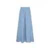 Conjunto elegante de dos piezas para mujer talla grande de verano, nuevo top de tubo floral con cuello halter + falda midi de cintura alta