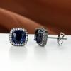 Pendientes de moda transfronterizos de estilo coreano con hebilla de diamante y circonita para mujer, elegantes pendientes de moda con entrega al por mayor en vivo.
