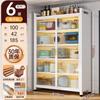 Estante de Almacenamiento Multifuncional de Cocina Piso Almacenamiento Multicapa Gabinete Estante para Horno de Microondas Gabinete Doméstico Gabinete de Almacenamiento Alacena