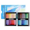 Baleia Anmei Pastéis de Óleo de Cor Intensa Lápis de Cor Macios 24 Cores Canetas de Desenho Infantil Bastões Coloridos para Iniciantes Lápis de Cor à Base de Óleo para Desenho 3D