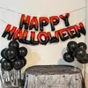Decoración de Globos de Papel de Aluminio de Dibujos Animados Estilo Ins para Halloween Bar Fiesta Evento Calabaza Ambiente Escena Escenografía