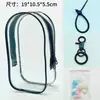 Bolsa para Bebé Impermeable de PVC Labubu Bolsa a Prueba de Polvo y Dolor Cubierta Protectora Gruesa de Alta Definición Bolsa Portátil Transparente de Almacenamiento Bolsa para Bebé