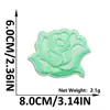 Patch de Bordado de Flor Rosa com Glitter Novo Estilo Patch Floral com Adesivo Termocolante para Decoração de Jaquetas, Sapatos e Malas