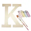 Letras Decorativas de Pared 12 pulgadas Letras de Madera Grandes E Letras en Blanco sin Terminar Letras de Madera DIY Hogar Fiesta
