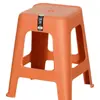 Taburete de plástico engrosado para uso doméstico, extra grueso, moderno y simple, apilable, estilo nórdico, silla cómoda y económica, taburete cuadrado alto
