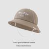 Sombrero de bebé bordado YesICan primavera y otoño nueva moda niños y niñas bebé transpirable sombrero de cubo para niños