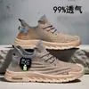 Zapatos de Coco de Venta Caliente Transpirables Ultraligeros para Hombre Zapatos de Malla Zapatos Deportivos Suela Suave Antideslizantes Modernos Versátiles Zapatos de Running Modernos