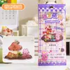 Pegatinas de PVC apilables, pegatinas lindas en relieve de esquina en capas, adornos de decoración de paisajes hechos a mano para DIY, juguetes de arte con pegatinas