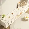 Mesa de TV Minimalista, Tapete Protetor de Mesa para TV, Tapete para Sapateira Sem Lavagem, Tapete Anti-Sujeira, Tapete de Mesa à Prova de Poeira para Entrada de Silicone
