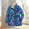 2025 Sitio Independiente TEMU Moda Femenina Abrigo de Algodón Acolchado Serie Estampado de Leopardo Estampado Digital Botón Abrigo de Algodón para Mujer
