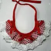 Toalla Saliva Mascota Transfronteriza, Babero Gato, Moño, Adorno de Encaje, Accesorios Perro, Bufanda, Venta al por Mayor Fabricante