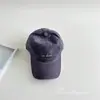 Gorra de Béisbol de Algodón de Alta Calidad con Parte Superior Suave, Bordado Simple de Letras, Gorra de Moda Casual Unisex, Gorra con Visera Bordada Versátil