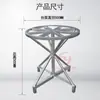 Mesa Giratoria de Pintura en Spray de 360 Grados, Mesa de Empaque Rápido, Estante para Pintar Muebles, Plato Giratorio Elevable y Plegable