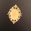 Nueva placa de flor de aleación hebilla de diamante zapatos ropa bolso joyería accesorios de aleación fabricantes de joyería diy vendiendo oro