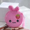 Monedero de dibujos animados al por mayor monedero de felpa lindo monedero de tela de dibujos animados bolsa para llaves de mujer bolsa para monedas billetera pequeña