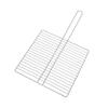 Pinza para barbacoa de acero inoxidable para pescado a la parrilla, red para barbacoa al aire libre, pinza para barbacoa, utensilios para barbacoa comerciales, parrilla ovalada