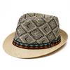 Chapéu de Palha Masculino Estilo Coreano Fashionável Protetor Solar Chapéu Pequeno Retrô Britânico Chapéu de Jazz Chapéu de Cavalheiro Chapéu Anti-palha