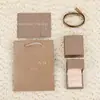 Empaque para collar de trébol de cuatro hojas, pulsera, aretes, anillo, caja de regalo para joyería, bolsa de regalo, caja de joyería Kirin Shangmei