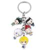 Periféricos de Animação HunterxHunter Caçador em Tempo Integral Metal 5 Boneco Pingente Combinação Chaveiro Pingente