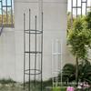 Jardinagem de flores transfronteiriça Planta Pepino Tomate Uva Rosa Suporte de flores Suporte de escalada Suporte de flores Haste de suporte Arte de ferro