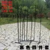 Nova Tela de Arte em Ferro para Casamento Moldura Retangular Suporte de Fundo para Decoração de Casamento Moldura Quadrada Geométrica Decoração de Fundo para Corredor