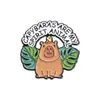 Nuevo Broche Lindo de la Serie Capibara Set Creativo y Único de Insignias con Forma de Caricatura de Capibara