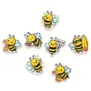 Cuentas de abeja tridimensionales lindas transfronterizas, cuentas sueltas exquisitas y adorables hechas a mano para DIY, para cadenas de teléfono, llaveros y accesorios colgantes para coche