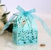 Caja de dulces de boda creativa de estilo occidental transfronterizo, caja de dulces de boda hueca con láser, suministros de boda, embalaje de cartón al por mayor