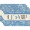 Juego de manteles navideños transfronterizos, tapete resistente al calor de árbol de Navidad, tapete decorativo de mesa Amazon, decoración del hogar