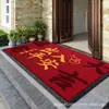 Capacho Estilo Chinês Capacho de Entrada Resistente ao Desgaste Resistente à Sujeira Fácil de Limpar Capacho de Malha Elástica Raspa Lama Limpa Sujeira Tapete Anti-Derrapante Doméstico