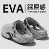 Zuecos de suela gruesa de EVA para hombre, nuevo modelo verano 2026, sandalias de playa para pesca resistentes al agua, antideslizantes y resistentes al olor para hombre