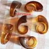 Comercio exterior en stock cuentas acrílicas imitación ámbar cuentas de leopardo de dos colores cuentas de carey de forma especial cuentas con patrón de resina cuentas redondas de acetato