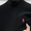 Camisa Térmica Base Masculina 2024 com Gola Alta Meia, Camiseta de Manga Longa Lisa, Moletom Quente de Lã Dupla Face para Outono e Inverno para Homens Jovens e de Meia-Idade
