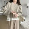 Suéter para Mujer 2026 Otoño/Invierno Nuevo Cuello Redondo Tejido de Cable Top, Suéter Abrigo Suave y Acogedor para Mujer