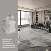 Alfombra de Sala de Estar de Lujo Ligero de Gama Alta, Alfombrilla Irregular para Sofá, Pelo Rizo Grueso, Fácil de Mantener, Alfombra Estándar para Hogares Grandes