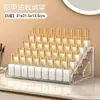 Caixa de Armazenamento para Nail Art Camadas Múltiplas Transparente Exibidor de Esmalte de Unha Casa Diário Batom Cosmético Esmalte de Unha Gel Rack de Armazenamento