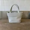 Bolso de Mano de Lona de Nylon Coreano para Mujer 2025 Nuevo de Moda Casual Bolso Tote Versátil Bolso Cubo Cruzado