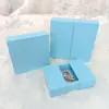 Caja Transparente Colgante de Colores Pulsera Broche Juguete Regalo Caja de Almacenamiento Exhibición Colgante Llavero Caja de Empaque Deslizante