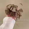 Cinta Lazo de Organza Dulce Coreana de Alto Valor Pinza de Primavera para Persona Perezosa Pinza Recta para Chica Delicada